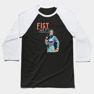 Fist City color Baseball T-Shirt